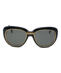 Cartier Vintage 80s Sunglasses - Gold Black - Made in France - Picture 1 of 6