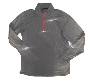 Nike Pullover Herren Large Dri-FIT Half Zip Laufen Athletisch Reflektierende Daumenlöcher - Bild 1 von 5