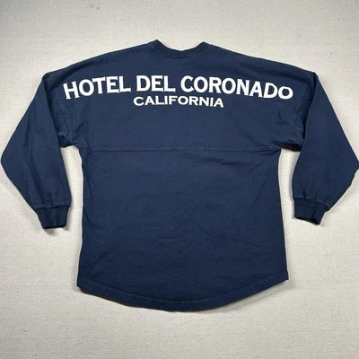 Spirit 球衣成人 XS Hotel Del Coronado 加州海军蓝宽松美国制造 — 第 1/4 张图片