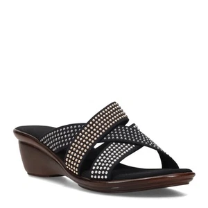 Women's Onex, Prelude Sandal PRELUDE-BLACK Black FABRIC-AND-SYNTHETIC - Picture 1 of 7