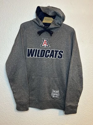 Arizona Wildcats Champion Elite Embroidered Fleece Lined Grey Hoodie Mens Small - Image 1 of 4