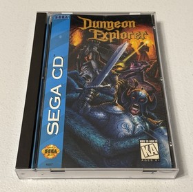 DUNGEON EXPLORER - 1994 Sega CD - Complete CIB + REG CARD Tested / Authentic