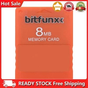 V1.966 Tarjetas de memoria McBoot 8 MB gratuitas para consola de datos de juegos PS2 (naranja) - Imagen 1 de 6