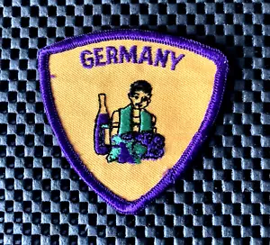 ALEMANIA BORDADO COSER EN PARCHE RECUERDO TURÍSTICO 3" X 3" - Imagen 1 de 2