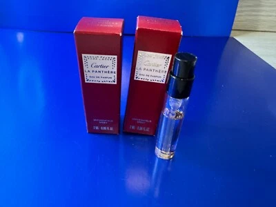 Cartier Muestra Paquete de 2 Perfumes La Panthere y Eau de Toilette La Panthere Foto 1 de 4