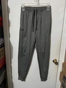 Nuevo con etiquetas Pantalones deportivos Under Armour sueltos Coldgear de vellón gris talla pequeña para hombre nuevos con etiquetas - Imagen 1 de 11