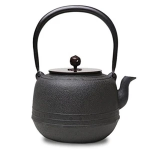 Tetsubin Japanese Cast Iron Kettle Sado Mandaiya Handcraft Yamagata 1400ml Japan - Picture 1 of 3