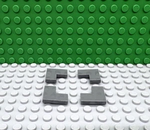 Lego 4 azulejo de esquina gris azulado oscuro 2x2 NUEVO - Imagen 1 de 1