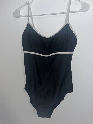 Traje de baño negro de una pieza Mickey para mujer de los parques de Disney talla mediana Foto 1 de 4