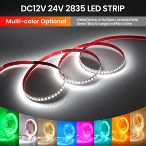 12V/24V 2835 led strip 180LEDs/m 5m 10m/Roll Flexible Tape Rope Strip Lights - Picture 1 of 23