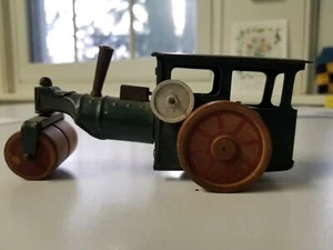 Vintage Minic Toys Tin Steam Roller Wind Up Toy (No Key), England - Picture 1 of 8