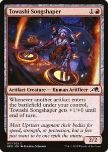 MTG Magic the Gathering Towashi Songshaper (167/604) Kamigawa Neon Dynasty NM - Picture 1 of 6