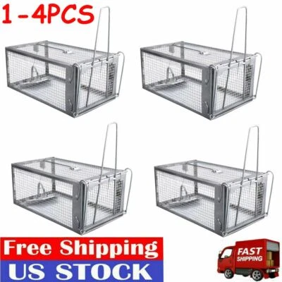 Lote de trampa para ratas jaula pequeña plaga animal vivo roedor ratón control captura caza trampa Foto 1 de 4