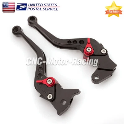 For Yamaha XT350 1985-1995 XT600 1984-1986 CNC Brake Clutch Levers Short Adjust - Image 1 of 4