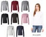 Bella Canvas Women's Long Length Favorite T-Shirt - Slim Fit Jersey Tee In Plum, Size Small - View #7