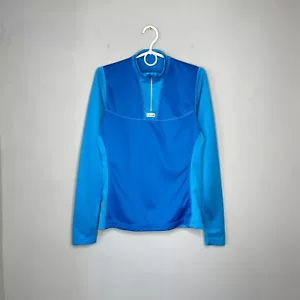 Paramo Womens Cambia 1/4 Zip Neck Top Pullover In Blue Size M - Picture 1 of 10