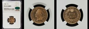 1862 1C-NGC/CAC/PQ PR65CAMEO-ONLY 550 MINTAGE-AMAZING MINT LUSTER INDIAN HEAD SM