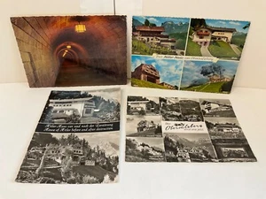 Vintage Lot 4 Postcards/Card Hitler House Lift Tunnel Kehisteinhaus Obersalzberg - Picture 1 of 6