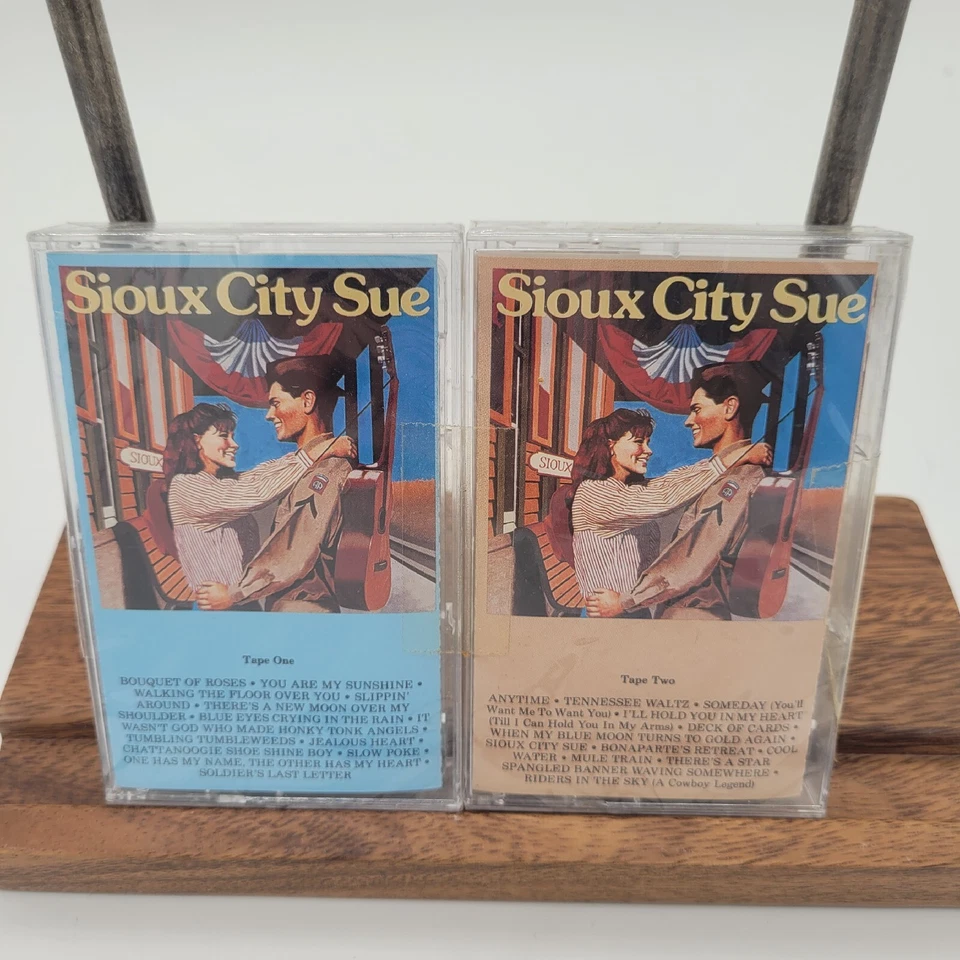 SEALED NEW OLD STOCK SIOUX CITY SUE TAPE 1 & 2 CASSETTES SHIPS SAFE AND QUICK  - Image 1 of 4