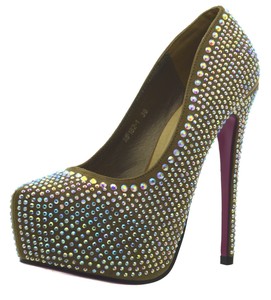 SCARPE DONNA decolletè CON ZEPPA COMODA SANDALI ALTI ZEPPE 12 cm CINTURINO  F3