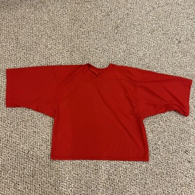 Camiseta deportiva de hockey CCM estilo portero roja hecha en Canadá Foto 1 de 4