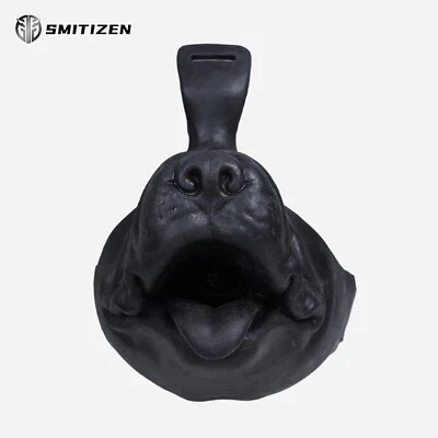 Smitizen Silicone Black Puppy Half Mask Realistic Animal Mask for BDSM Gay - Image 1 of 4