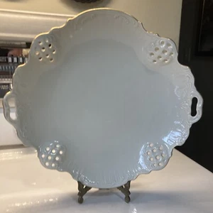 Rosenthal Fine China Classic Rose Collection Germany Pierced Handled Platter - Picture 1 of 10