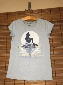Princesa Disney Niñas Pequeña Sirena Azul Camisa Mediana - Imagen 1 de 5