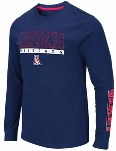 Camiseta de manga larga Arizona Wildcats azul Guam para hombre - Imagen 1 de 5
