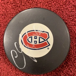 ANDREI MARKOV NHL Signed Autograph Montreal Canadiens Habs Logo PUCK *FREE SHIP - Picture 1 of 1