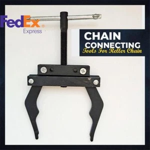 1x Outil Support Extracteur de Raccordement Chaîne Rouleau pour Moto Vélo Go Kart VTT - Photo 1/8