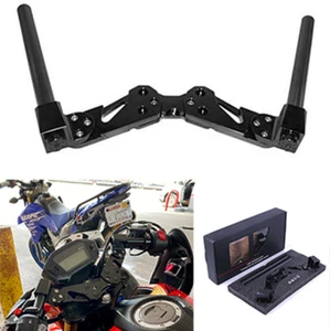 Lower Adjustable Handle Bar Kit Sport Black For Grom MSX 125 MSX125 SF 2013-2022 - Picture 1 of 12