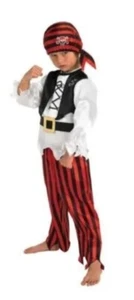 Raggy Pirat Freibeuter Kostüm Verkleidung inkl. Mütze von Forum 5-6 Jahre - Bild 1 von 1