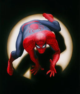 Alex Ross SIGNED Marvel Spider-Man Giclee on Canvas Limited Edition of 100 REG - Picture 1 of 1