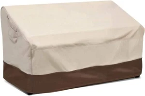 2 Seater Heavy Duty Patio Bench Loveseat Cover 100 Waterproof Outdoor Sofa - Picture 1 of 8