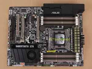 ASUS SABERTOOTH X79 LGA 2011 Socket DDR3 Intel X79 SATA 6Gb/s ATX Motherboard - Picture 1 of 4