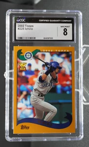 Ichiro, Topps 2002, #225, CGC 8 MINT, 6040387020 - Picture 1 of 2