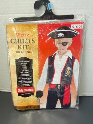 Новый пират костюм платье вверх рубашка для Хэллоуина ~ ребенок один размер подходит большинству - Изображение 1 из 2