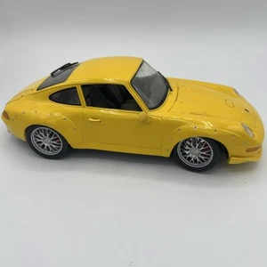Anson Porsche 911 Turbo GT2 gelb Maßstab 1:18 Spoiler/ Seitenspiegel fehlt - Bild 1 von 7