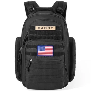 Diaper Bag Backpack for Dad and Mom, Military Molle diaper Pack with Insulate... - Picture 1 of 7