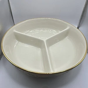 Lenox Servierschüssel 3 Abschnitte geteilt 8,5 Zoll breit. - Bild 1 von 6