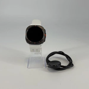 Samsung Galaxy Watch Ultra 47mm Gray Titanium w/ White Marine (LTE) - Excellent - Picture 1 of 5