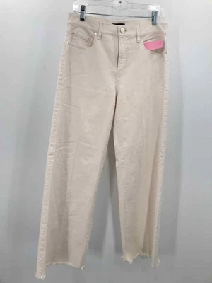 Pantalones informales de mezclilla de pierna ancha Ann Taylor marfil talla 6 usados Foto 1 de 4
