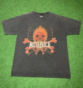 RARE 90s Metallica Pushead vintage T-shirt ozzfest tour medium original band tee - Bild 1 von 9