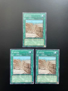 Yugioh Canyon SD7-EN016 Common 1st Edition MP/HP X3 - Picture 1 of 2