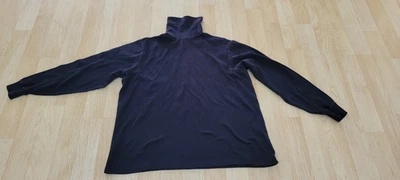 Camisa De Colección Medalista Cuello Alto Para Hombres XLarge Negra Manga Larga Puntada Única EE. UU. Foto 1 de 4