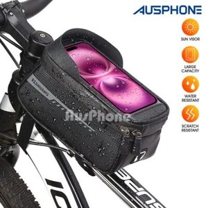 Bike Bicycle Motorcycle Handlebar Mount Holder Waterproof Case for Cell Phone - Picture 1 of 10