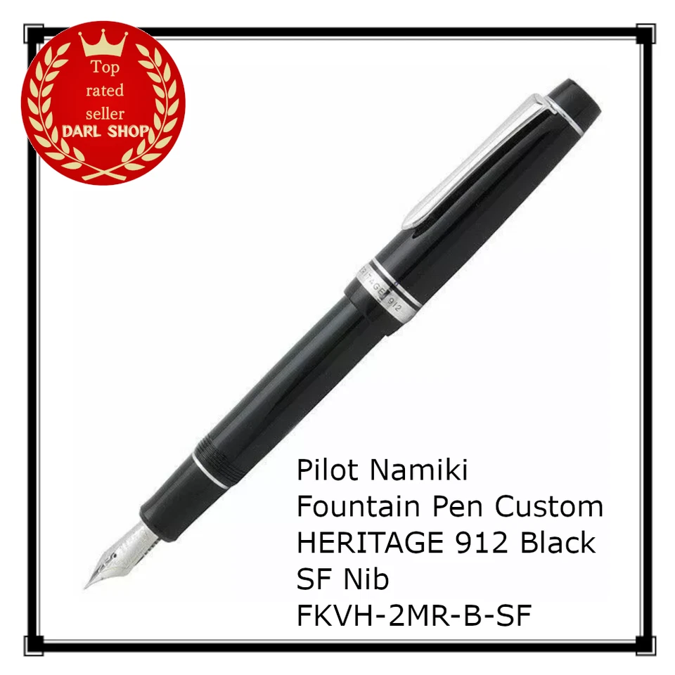 Pilot Fountain Pen Custom Heritage 912 FKVH2MRBSF Fine Print