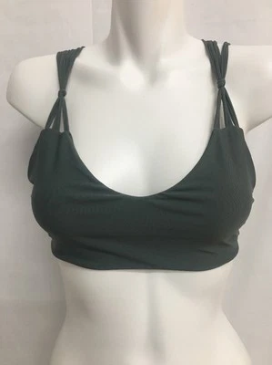 MIKOH WOMEN'S BANYANS STRAPPY BACK BIKINI SWIM TOP GREEN XL EXTRA LARGE NEW $112 - Image 1 of 2