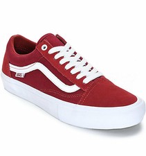 canvas old skool vans red